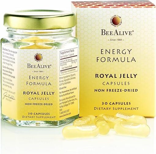 Royal Jelly Energy Formula Non Freeze-Dried 150mg 30 Capsules