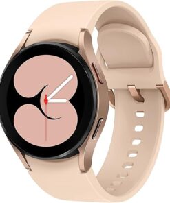 SAMSUNG Galaxy Watch 4 40mm Smartwatch with ECG Monitor Tracker for Health, Fitness, Running, Sleep Cycles, GPS Fall Detection, Bluetooth, US Version, SM-R860NZDAXAA, Pink Gold