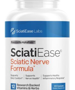 Sciatic Nerve Health Support Supplement - Nerve Support Formula with AlphaPalm, Pea, Vitamin B Complex, Alpha Lipoic Acid 300mg - 120 Capsules