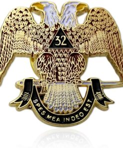 Scottish Rite 32nd Degree Masonic Lapel Pin Badge