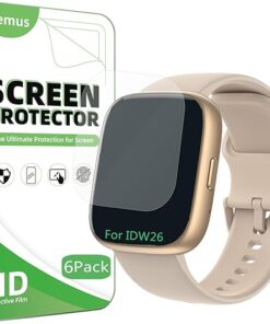 Screen Protector Compatible for Faweio IDW26 Smart Watch 1.83" (6 Pack) Clear TPU Soft Film, Compatible for KEEPONFIT, Hikwel, Bambooinn, FUYOTI Smartwatch Screen Protector