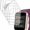 Screen Protector Compatible with RUIMEN D1 1.85” Smart Watch, Soft TPU, 6-pack, Full Coverage, Bubble Self-healing