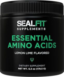 SEALFIT Essential Amino Acids Pre + During + Post Workout Powder. EAA + BCAA Aminos Supplement for Energy, Muscle Growth, and Recovery. EAAs and BCAAs. Perfect Preworkout for...