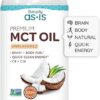 Simply as-is | Premium MCT Oil C8 & C10 | Unflavored | 100% from Non-GMO Coconuts | Perfect for Morning Coffee | Quick Clean Energy | 32 fl oz (63 Servings)