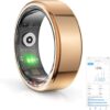 Smart Ring for Women and Men, No App Subscription, Wearable Fitness Tracker Ring, Pedometer Sleep Tracker Health Ring, 5ATM Waterproof Bluetooth Smart Rings, 5-7 Days Battery...