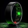 Smart Ring, Wearable Fitness Sleep Tracker for Men Women, Support 6-7 Days Battery Life - Your Healthy Assistant, Size 12