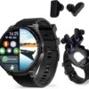 Smart Watch with Earbuds, 2 in 1 Bluetooth Watch & Earphone 1.32" Smart Watch Within Fitness Tracker with Sleep Monitor, Long Time Standby Sports Smart Watch