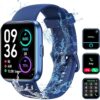 Smart Watches for Women Men (Answer/Make Calls) Compatible iOS Android Phones, 1.83" HD Screen Fitness Tracker Smartwatches Heart Rate SpO2/Sleep/Stress Monitor 110+ Sports...