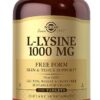 Solgar L-Lysine 1000 mg, 250 Tablets - Enhanced Absorption and Assimilation - Promotes Integrity of Skin and Lips - Collagen Support - Amino Acids - Non-GMO, Vegan, Gluten Free...