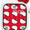 Sonix x Sanrio Apple Watch Cover | Bumper Case for Apple Watch | Protective Silicone Cover | Fits 38mm/40mm/41mm | Hello Kitty - White