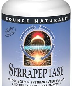 Source Naturals Serrapeptase - Delayed Release Enzyme - 60 Vegetarian Capsules