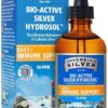 Sovereign Silver Bio-Active Silver Hydrosol for Immune Support - Colloidal Silver Liquid - 10 ppm, 4oz (118mL) - Dropper