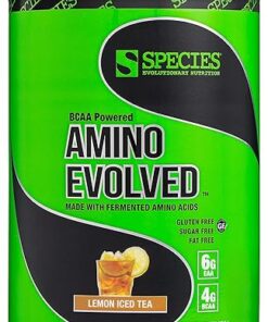 Species Nutrition Amino Evolved EAA & BCAA Powder, Fermented Amino Acids, Branched Chain Amino Acid Muscle Recovery & Endurance, Pre & Post Workout Supplement (Lemon Iced Tea,...