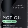 Sports Research Keto MCT Oil Capsules derived from Coconut Oil | Keto Fuel for The Brain & Body | Derived from Non-GMO Coconuts (120 Soft gels)