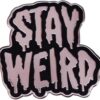 Stay Weird Enamel Pin Brooch Punk Halloween Badges on Backpack Denim Hat Clothes Lapel Pin Decoration Gift for Friend Jewelry Accessories