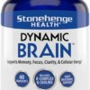 Stonehenge Health Dynamic Brain Supplement – Memory, Focus, & Clarity– Formulated with 40 Unique Nootropic Ingredients: Choline, Phosphatidylserine, Bacopa Monnieri, and...