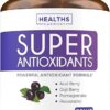 Super Antioxidants Supplement - Powerful Super Food Antioxidant Daily Blend - Acai Berry, Goji, Pomegranate & Trans Resveratrol - Herbal and Fruit Formula For Women and Men -...