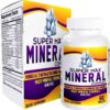 SuperMAX Multimineral Supplement (Iron Free) with 72 Trace Minerals - Natural Multiminerals - High Potency Multi Mineral Supplements All-in-1 Formula - 60 Tablets