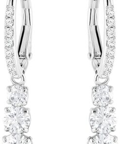 Swarovski Attract Trilogy Crystal Necklace and Earrings Jewelry Collection