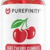 Tart Cherry Gummies – Uric Acid Flush & Cleanse with Powerful Raw Tart Cherry Extract Antioxidant, Joint & Muscle Comfort, Non-GMO, Vegan, Gluten Free – 60 Gummies