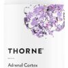 THORNE Adrenal Cortex - Bovine Adrenal Cortex Supplement for Cortisol Management - Support Healthy Adrenal Gland Function, Immune System, Stress Management, Fatigue, and...