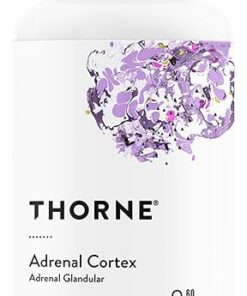 THORNE Adrenal Cortex - Bovine Adrenal Cortex Supplement for Cortisol Management - Support Healthy Adrenal Gland Function, Immune System, Stress Management, Fatigue, and...