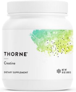 THORNE Creatine - Creatine Monohydrate, Amino Acid Powder - Support Muscles, Cellular Energy and Cognitive Function - Gluten-Free, Keto - NSF Certified for Sport - 16 Oz - 90...