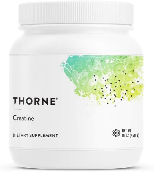 THORNE Creatine - Creatine Monohydrate, Amino Acid Powder - Support Muscles, Cellular Energy and Cognitive Function - Gluten-Free, Keto - NSF Certified for Sport - 16 Oz - 90...