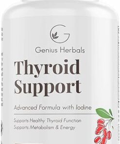 Thyroid Support - Advanced Formula with Iodine, Supports Metabolism & Energy, Supports Healthy Thyroid. Non-GMO Thyroid Supplement - 60 Capsules