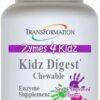 Transformation Enzymes Kidz Digestive Enzyme Supplement Chewable, 90 Tablets - #1 Physician Practitioner Recommended, Promote Healthy and Complete Digestion and Elimination