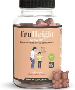 TruHeight Gummies - Natural Height Growth Supplement for Kids & Teens - Pediatric Recommended Height Maximizer with Ashwaganda & Calcium - Height Increase Vitamins, Bone...