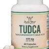 TUDCA Bile Salts Liver Support Supplement, 500mg Servings, Liver and Gallbladder Cleanse Supplement (60 Capsules, 250mg) Genuine Bile Acid TUDCA with Strong Bitter Taste by...