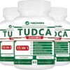 TUDCA Supplements 2400MG, Bile Salts Complex for Liver Detox & Gallbladder Cleanse, Anti-Aging for Men and Women, Digestive Health 180 Capsules