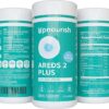 UpNourish AREDS 2+ - Advanced Eye Vitamin Supplement for Macular Health and Dry Eye - Lutein, Zeaxanthin, Saffron, Astaxanthin & DHA - Supports Eye Strain, Pressure, Night...