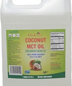 Verdana MCT Oil, Fractionated, 100% from Coconut - 1 Gallon - Kosher Food Grade, Vegan, NON-GMO - Great for Keto and Paleo Diet (128 Fl Oz)…