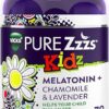 VICKS PURE Zzzs Kidz, Melatonin Sleep Aid Gummies for Kids and Children, Helps Your Child Fall Asleep Naturally, Low Dose Melatonin, 72 Gummies