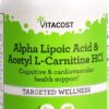 Vitacost Alpha Lipoic Acid & Acetyl L-Carnitine HCl -- 1,600 mg per serving - 240 Capsules by Vitacost Brand