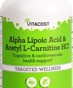 Vitacost Alpha Lipoic Acid & Acetyl L-Carnitine HCl -- 1,600 mg per serving - 240 Capsules by Vitacost Brand