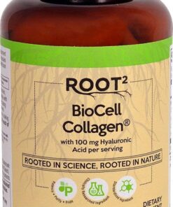 Vitacost ROOT2 BioCell Collagen With Hyaluronic Acid -- 100 Milligram Per Serving - 240 Capsules