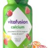 vitafusion Chewable Calcium Gummy Vitamins for Bone and Teeth Support, Fruit and Cream Flavored, America’s Number 1 Gummy Vitamin Brand, 50 Day Supply, 100 Count