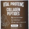 Vital Protein Collagen Peptides, Pasture Raised, Grass Fed, Paleo Friendly, Gluten / Zero Sugar Dairy Free, Chocolate, 32.56 Oz