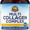 VITALITOWN Multi Collagen Complex, Type I, II, III with Biotin, Vitamin C, Hyaluronic Acid, Turmeric, Black Pepper for Skin, Hair, Nails & Joints, 90 Capsules, Non-GMO