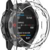 Watch Protector for Garmin Fenix 6 TPU Half Coverage Smart Watch Protevtice Case (Black) (Color : White)