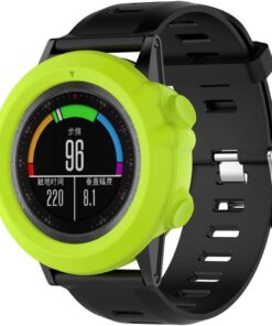 Watch Protector Smart Watch Silicone Protective Case for Garmin Fenix 3 (Army Green) (Color : Green)