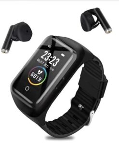 Wireless Bluetooth Headset Smart Watch Screen Water Proof