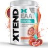 XTEND EAA + BCAA Powder | Muscle Recovery & Lean Muscle Growth | 9 Essential Amino Acids for Intra Workout or Post Workout Recovery | 10g EAAs Per 2 Servings | Blood Orange 40...