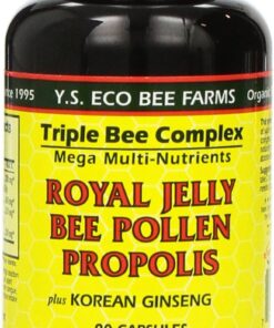 YS Organic Farms: Royal Jelly Bee Pollen Propolis w/Ginseng 90 ct