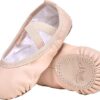 Stelle Ballet Shoes for Girls Toddler Ballet Slippers Soft Leather Boys Dance Shoes for Toddler/Little Kid/Big Kid